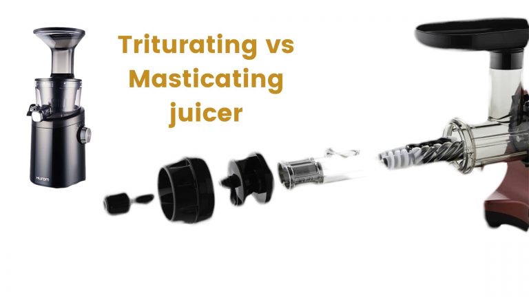 Triturating vs Masticating juicer