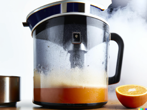 How does a steam juicer work